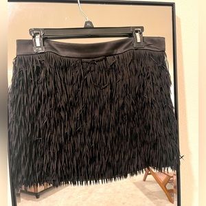 Express Shredded Mini Skirt